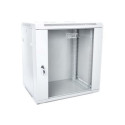 DIGITUS DN-W19 12U/450 DIGITUS Wallmount cabinet 12U, 600x450mm, grey RAL 7035