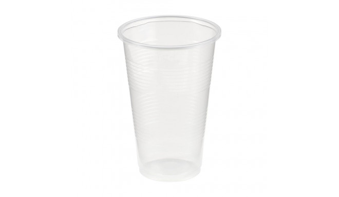 Joogitops 250ml läbipaistev biolagunev PLA 20tk/pk