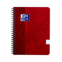 Folder in spiral binding A5+ lined OXFORD Touch cardboard covers red 70 pages