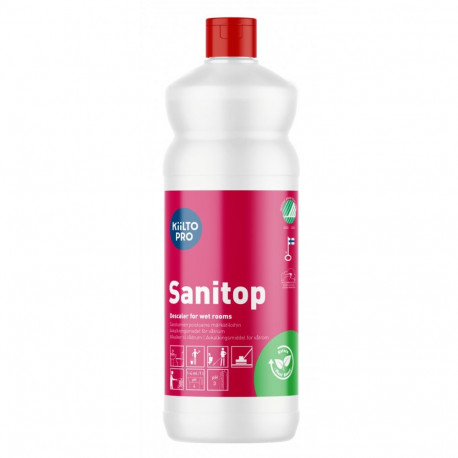 Puhastusvahend sanitaarruumidele KIILTO Pro Sanitop 1L