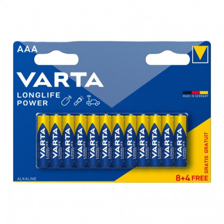 Patareid AAA VARTA LongLife Power 12tk