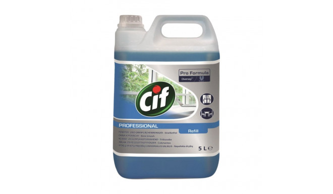 Cleaning agent for glass surfaces CIF Professional, Glass & Multi, 5L