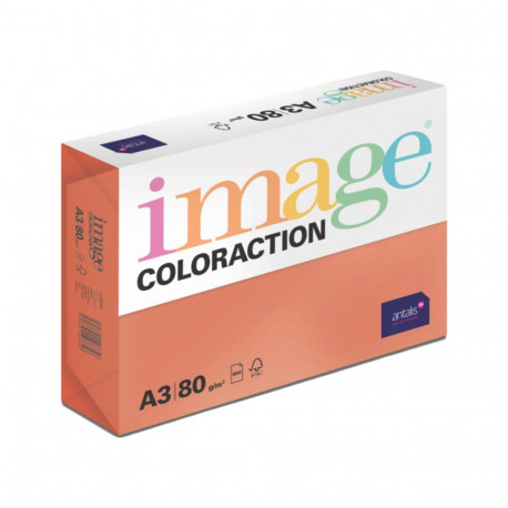 Colored paper A3 80g IMAGE Coloraction no.28 dark red (London) 500 sheets