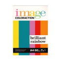 Colored paper A4 80g IMAGE Coloraction bright colors 7 colors 10 sheets