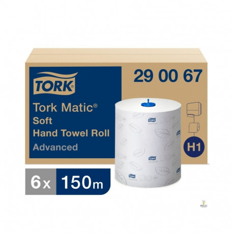 Rullkätepaber 2-kihiline TORK Matic Advanced 21cmx150m valge (290067)