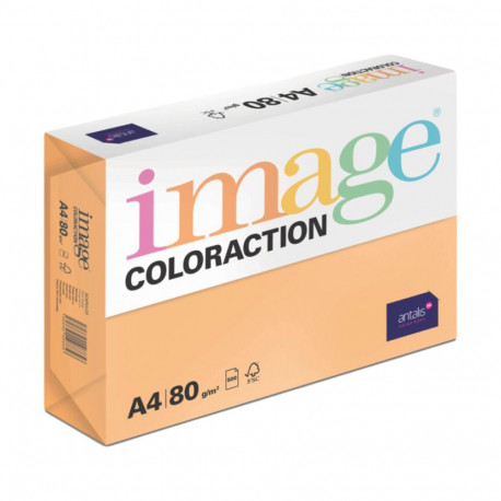Colored paper A4 80g IMAGE Coloraction nr.27 neon orange (Acapulco) 500 sheets
