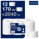 Toilet paper 2-layer TORK Mini Jumbo Advanced T2 170m (120280)