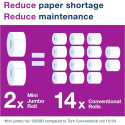 Toilet paper 2-layer TORK Mini Jumbo Advanced T2 170m (120280)