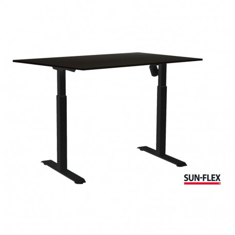 Töölauaplaat SUN-FLEX 650802, 1200x800x18mm/ must- Blacklaminate