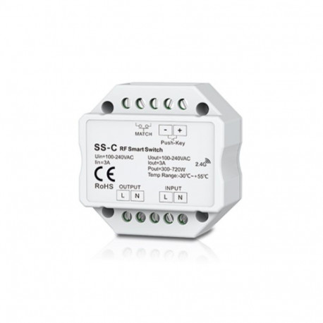 SS-C single channel 230V controller without dimming function + Push Key