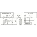 Multifunctional keyboard with EM/HID/MF/NFC/CPU card reader and integrated controller