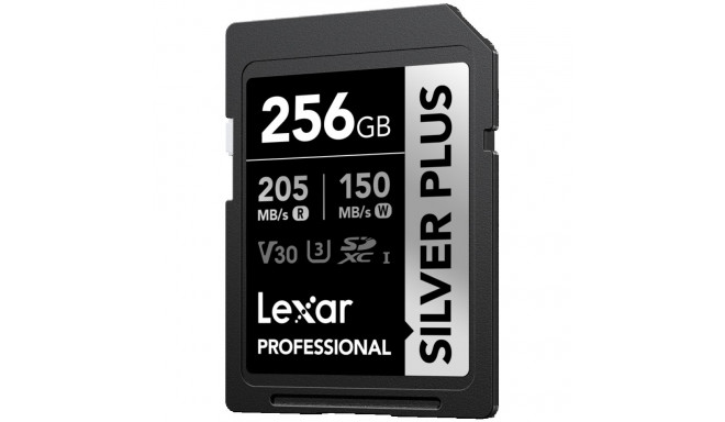 Lexar SDXC Professional SILVER Plus 1066x UHS-I/U3/A2/4K R205/W150 (V30) 256GB