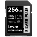 LEXAR SDXC PROFESSIONAL SILVER PLUS UHS-I/U3/A2/4K R205/W150 (V30) 256GB