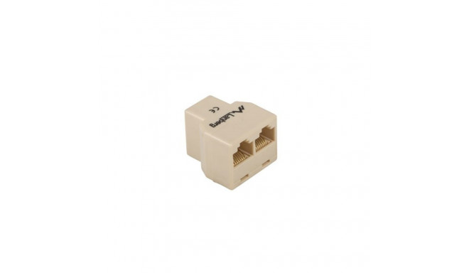 Lanberg AD-RJ45-2RJ45-OU võrgu jagaja beež