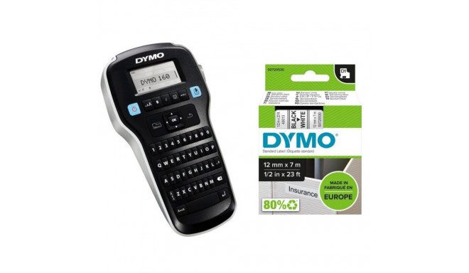 DYMO LabelManager 160 Etiketiprinter (S0946340) + D1 12mm x 7m lint