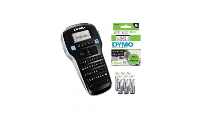 DYMO LabelManager 160 Etiketiprinter (S0946340) + D1 9mm x 7m lint + Elemendid