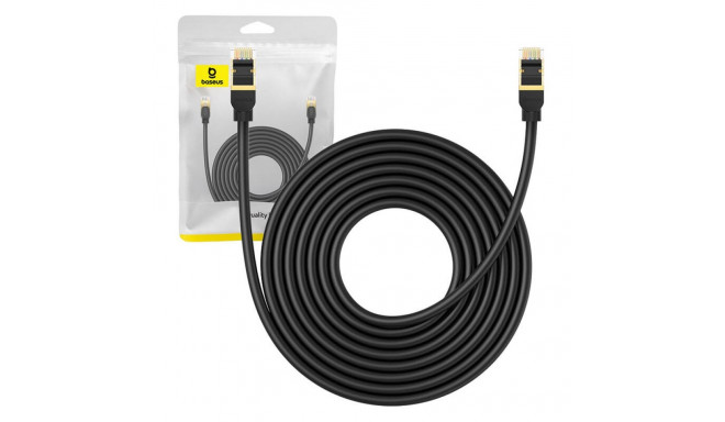 Network cable cat.8 Baseus Ethernet RJ45, 40Gbps, 8m (black)