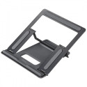 Notebook stand metal 15,6 inch grey