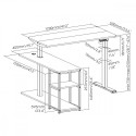 Electric desk with height adjustment ER-45