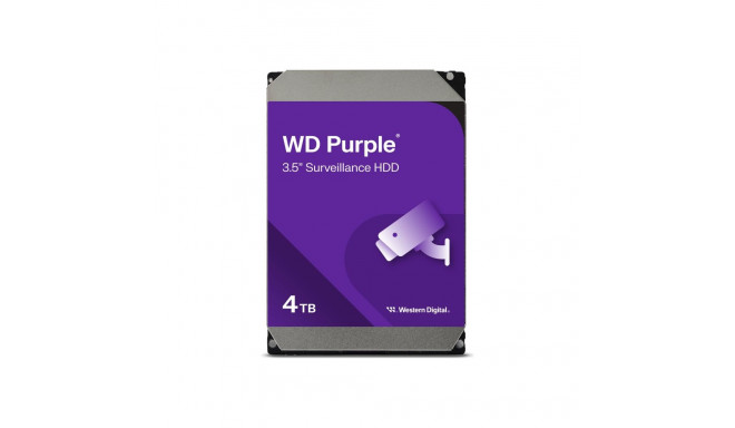 WD Purple 4TB SATA HDD 3.5-tolline sisemine 256MB vahemälu.