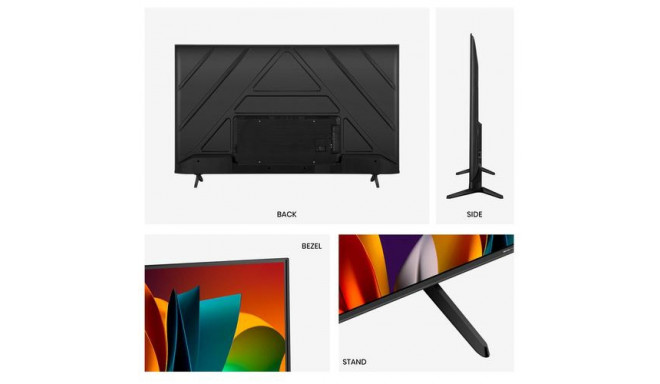 Hisense 55A6N TV 139.7 cm (55&quot;) 4K Ultra HD Smart TV Wi-Fi Black 300 cd/m²