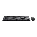 Trust Ody II keyboard Mouse included Office RF Wireless QWERTZ German Black