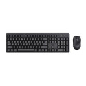 Trust Ody II keyboard Mouse included Office RF Wireless QWERTZ German Black