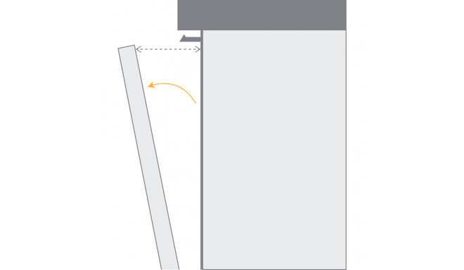 Whirlpool WIC 3C34 PFE S astianpesukone, integroitava