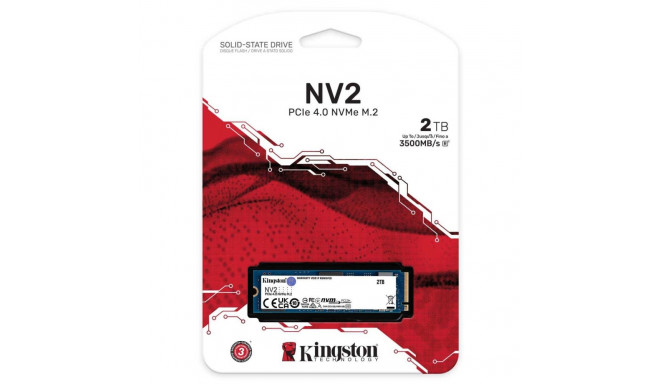 Kingston NV2 2 Tt M.2 NVMe -SSD-kovalevy