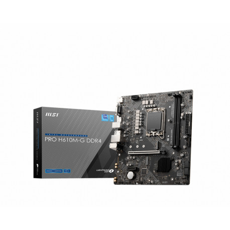 MSI PRO H610M-G DDR4 LGA1700 microATX-emaplaat