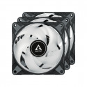 Arctic P12 PWM PST A-RGB 0dB -tuuletinpakkaus, 120 mm, musta, 3-pack