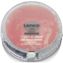 Lenco CD-202TR -kannettava CD/MP3-soitin, läpinäkyvä