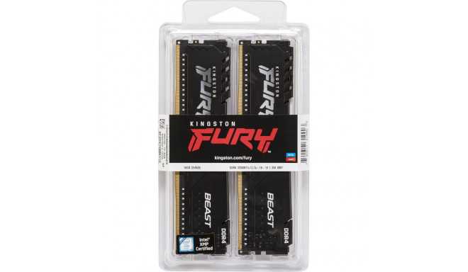 Kingston FURY Beast DDR4 3200 MHz CL16 16 Gt -muistimodulipakkaus