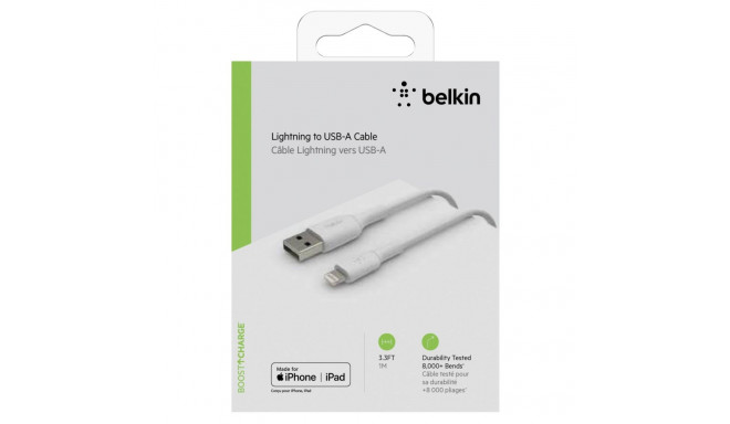 Belkin BOOST CHARGE™ Lightning - USB-A kaabel, 1m, valge