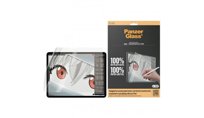 Antibacterial PanzerGlass GraphicPaper foil with a glare filter for iPad Air 12.9" 2024 / iPad 