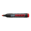 Permanent marker with conical tip UNI-BALL Prockey PM122 red