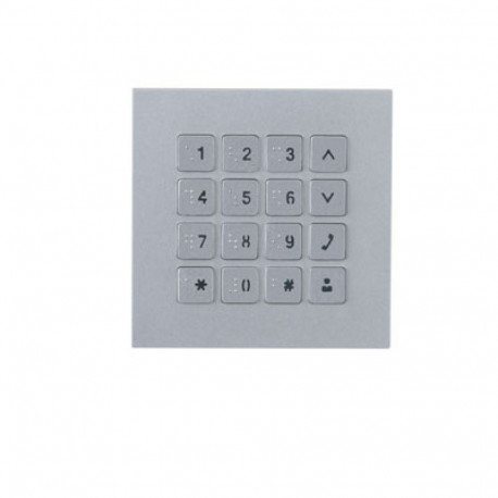The IP intercom modular keypad is designed for the VTO4202F-MK modular system