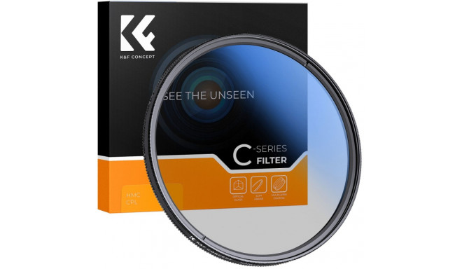 K&F Concept Nano-C HMC CPL circular polarizing filter - 58 mm