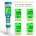 IVY Aqua H71 7in1 Water Quality & Hardness meter measures TDS EC Temp PH Salt S.G ORP White