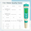 IVY Aqua H71 7in1 Ūdens Kvalitātes & Parametru Cietības mērītājs TDS EC Temp PH Sāls S.G ORP Balts