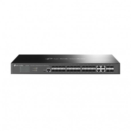 TP-Link haldatav lüliti 24-pordine SFP L2+ 4 10GE SFP+ pesaga