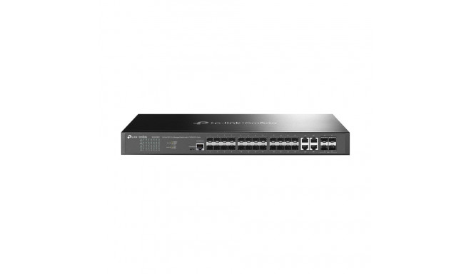 TP-Link Omada 24-porti SFP L2+ hallatav lüliti 4 10GE SFP+ pesaga