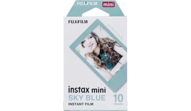 Fujifilm Instax Mini 1x10 Sky Blue Frame