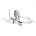 Desk extension with hanger 20kg RS174