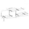 Three-level Modular Shelves 30kg MC-974