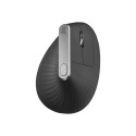 Logitech | Ergonomic Mouse | MX VERTICAL | Wireless | USB, Bluetooth | Graphite