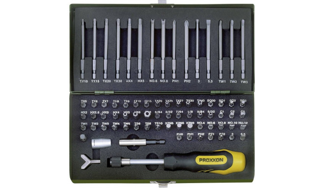 75-osaline peakomplekt PROXXON 1/4''