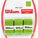 Owijka Wilson Pro Soft Absorbent Overgrip zielona 3szt WRZ4040LI