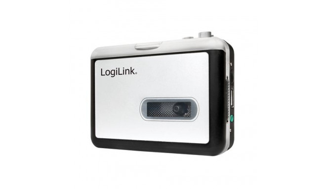 LogiLink UA0281 cassette player 1 deck(s) Black, White