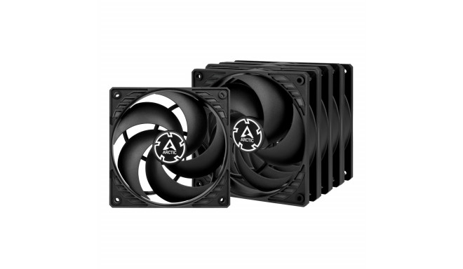 Arctic P12 PWM PST -tuuletinpakkaus, 120 mm, musta, 5-pack